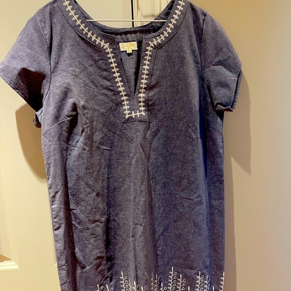 Mud Pie Chambray Shift Dress